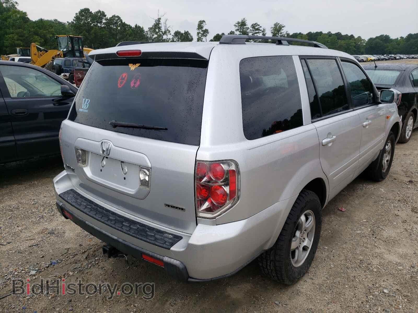 2006 HONDA PILOT - VIN: 2HKYF18486H510980 - Фото 4