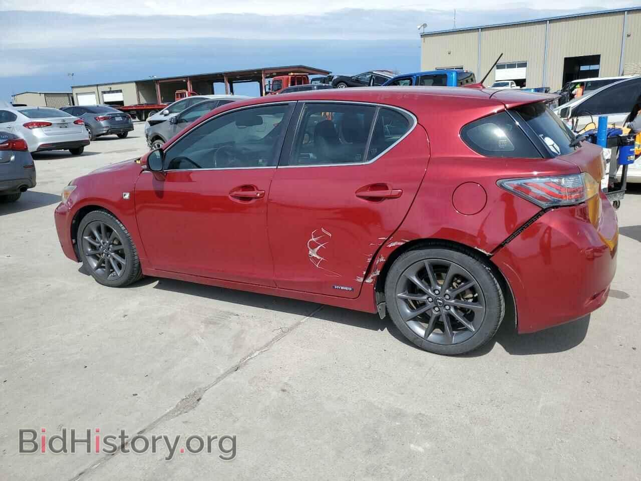 2012 LEXUS CT 200 - VIN: JTHKD5BH5C2080755 - Фото 2