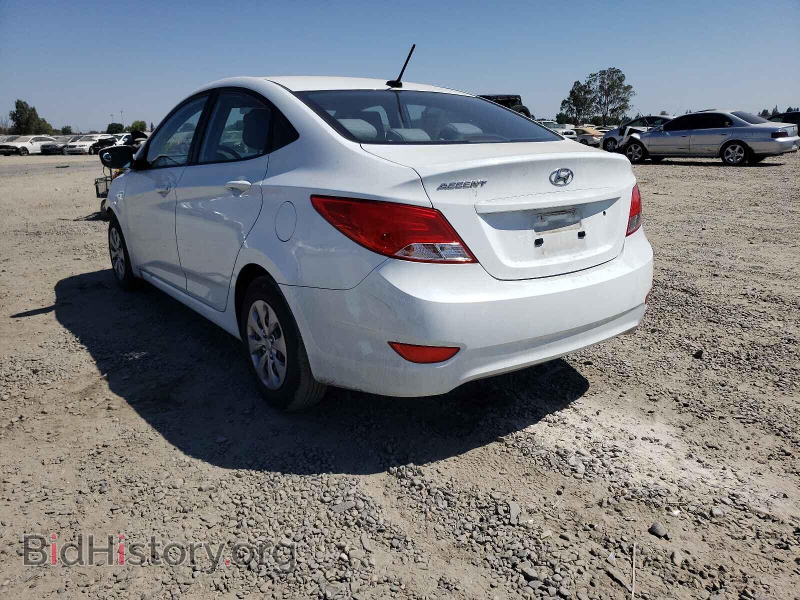 2016 HYUNDAI ACCENT - VIN: KMHCT4AE7GU107762 - Фото 3