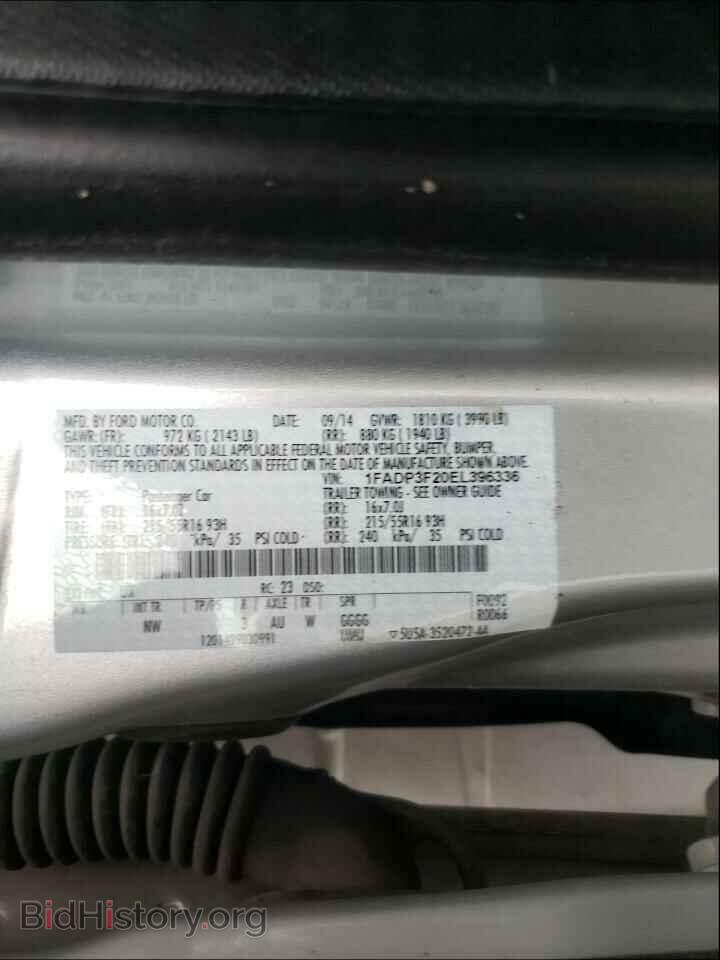 2014 FORD FOCUS - VIN: 1FADP3F20EL396336 - Photo 10