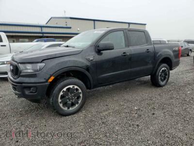 2021 Ford RANGER XL, black — VIN 1FTER4FH2MLD30422, Copart