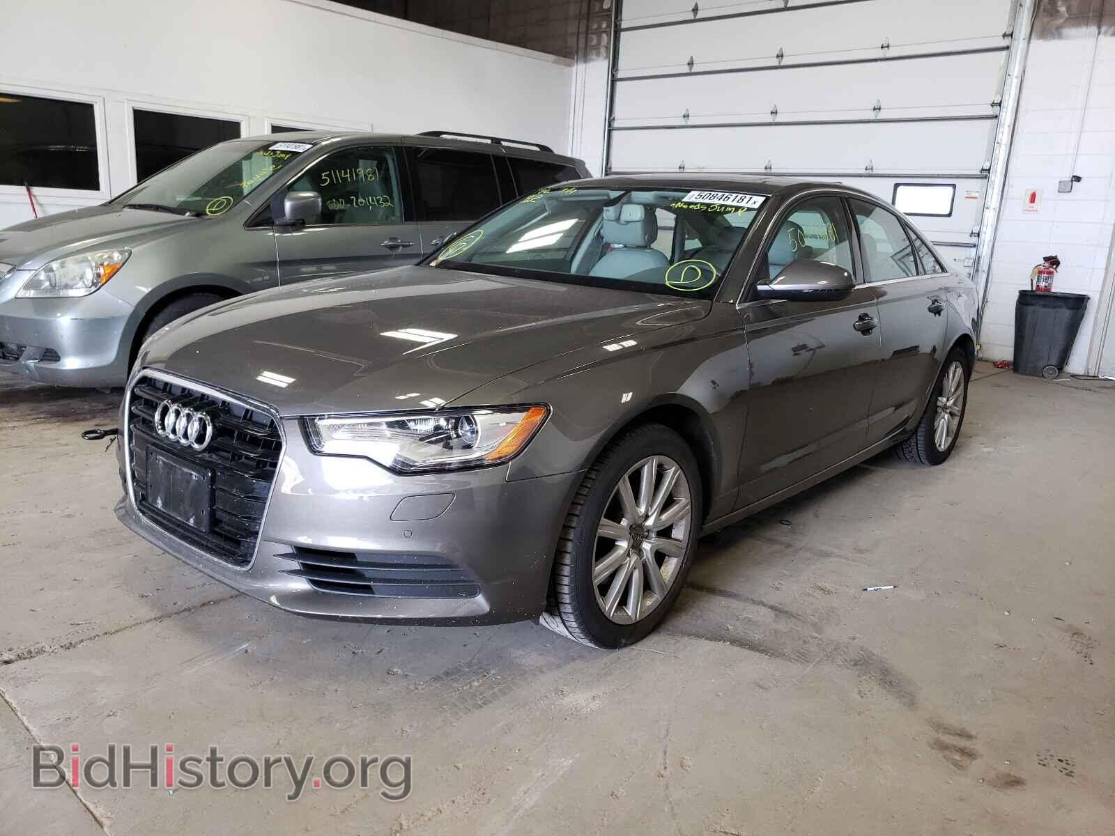2013 AUDI A6 - VIN: WAUGFAFC8DN110479 - Фото 2