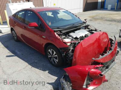 2017 Toyota PRIUS Prius Prim, красный — VIN JTDKARFP2H3019593, Copart