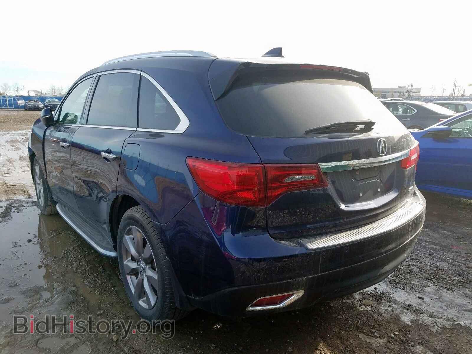 2014 ACURA MDX - VIN: 5FRYD4H8XEB505205 - Фото 3