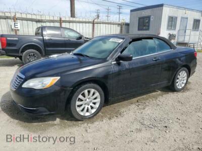 2012 Chrysler 200 Touring, черный — VIN 1C3BCBEBXCN168844, Copart