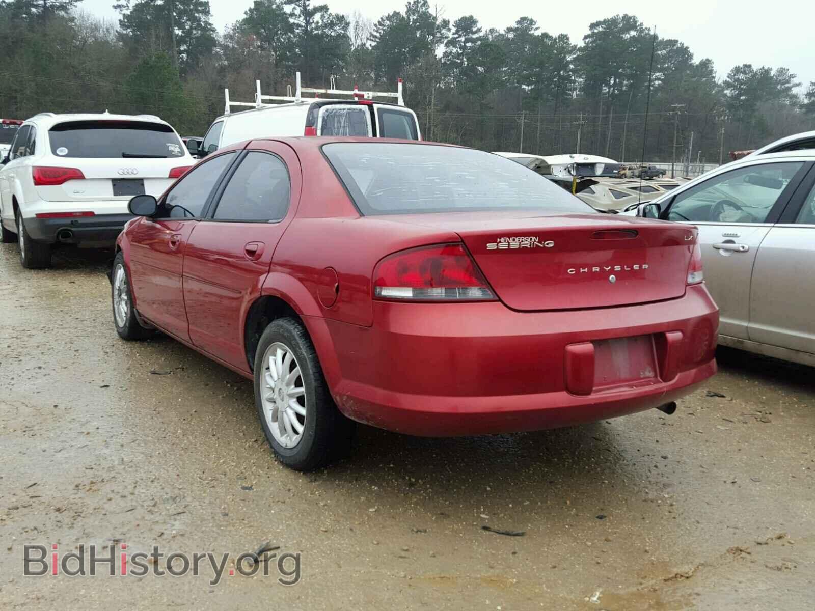 2003 CHRYSLER SEBRING - VIN: 1C3EL46X43N550533 - Фото 3
