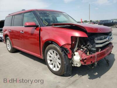 2010 Ford FLEX Flex SEL, красный — VIN 2FMGK5CC8ABB10432, Copart