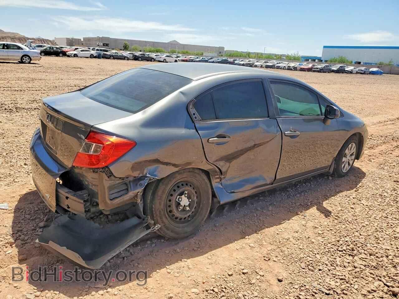2012 HONDA CIVIC - VIN: 2HGFB2F54CH318658 - Фото 3