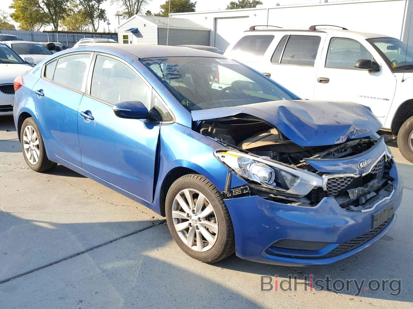 Photo KNAFX4A6XE5095822 - KIA FORTE 2014