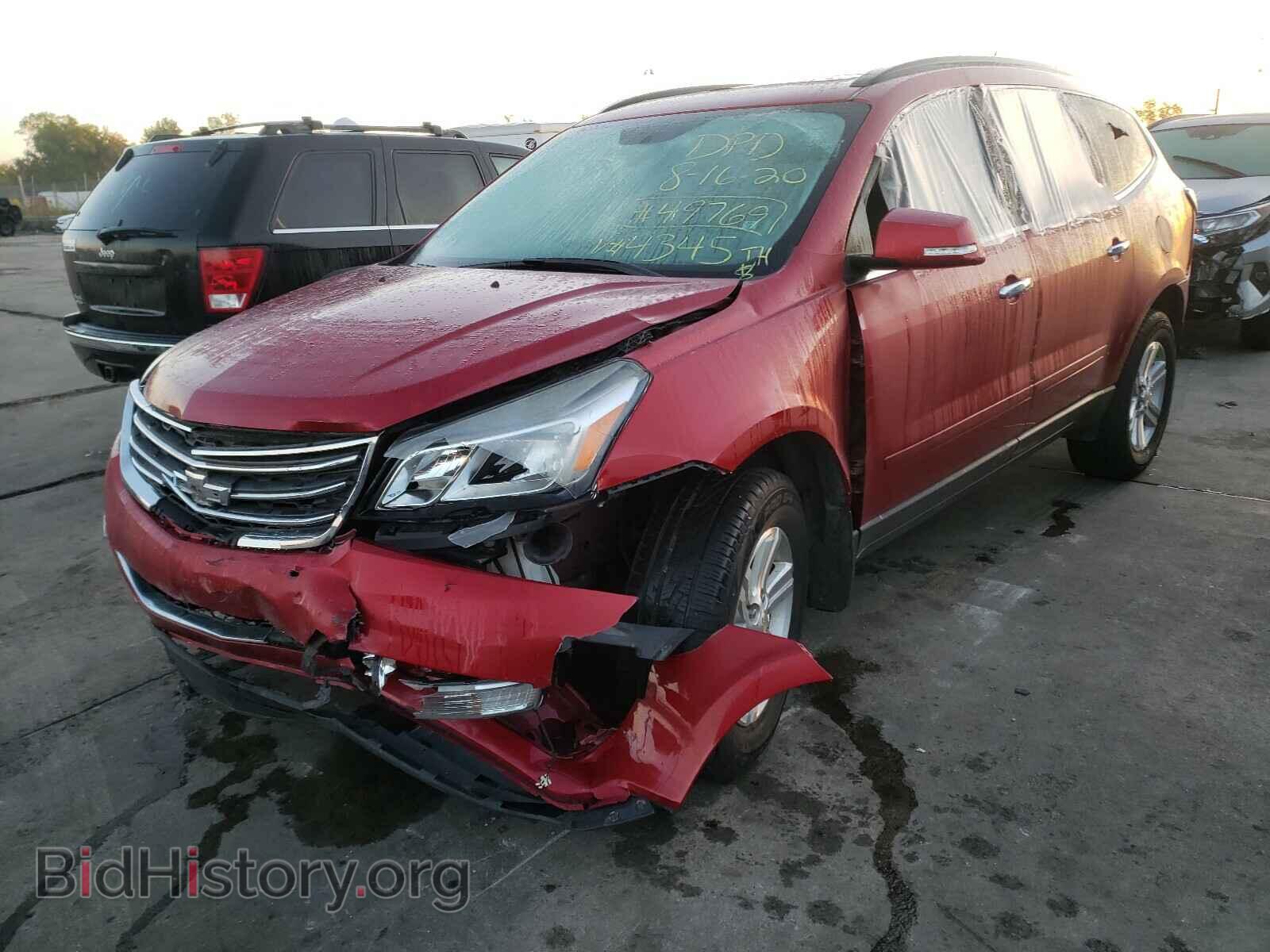 2014 CHEVROLET TRAVERSE - VIN: 1GNKRGKD3EJ194345 - Фото 2
