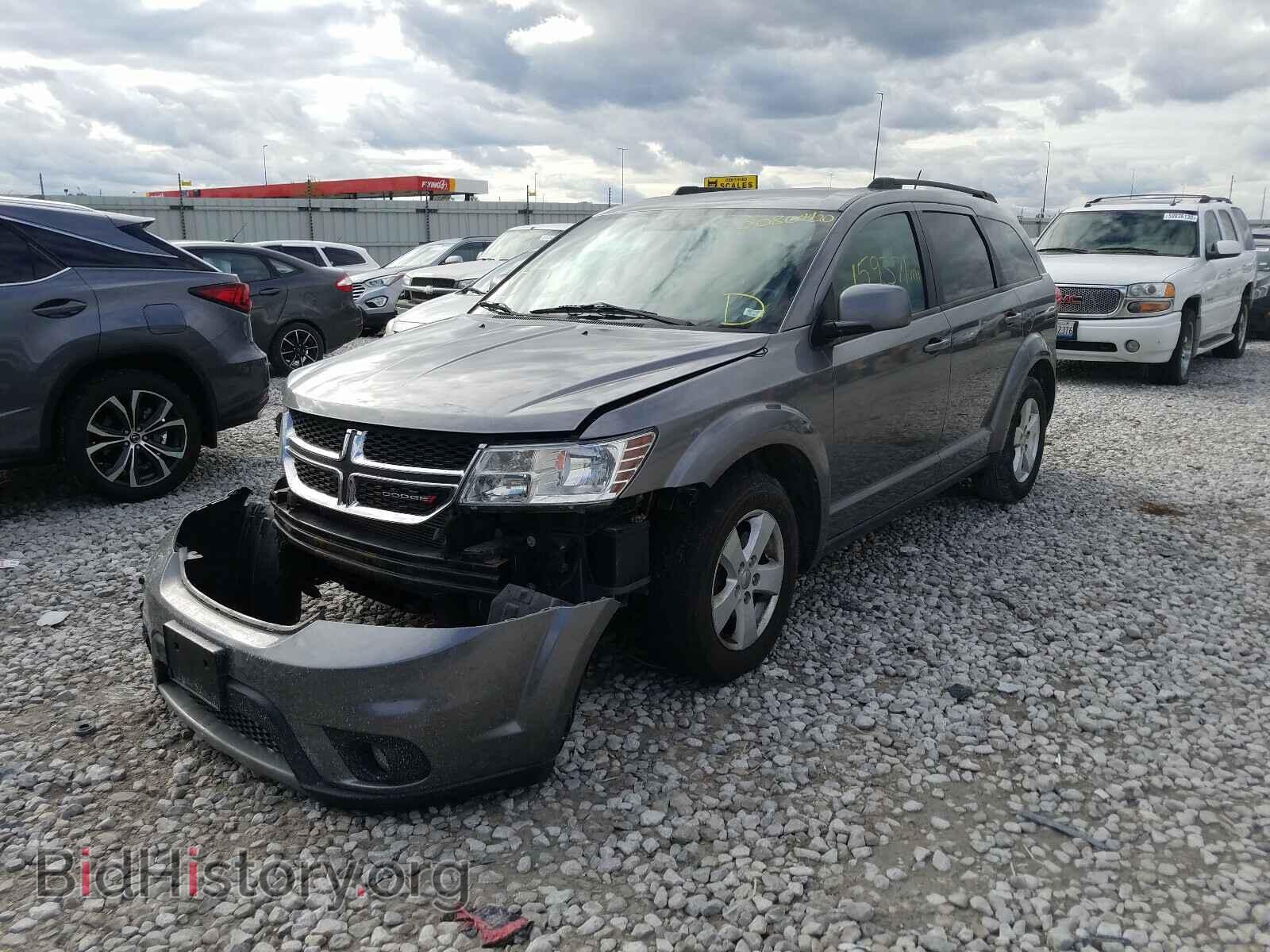 2012 DODGE JOURNEY - VIN: 3C4PDCBG2CT345357 - Фото 2