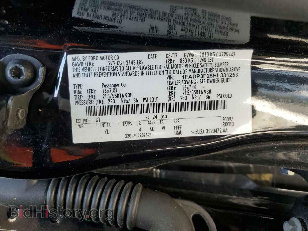 2017 FORD FOCUS - VIN: 1FADP3F26HL331253 - Фото 13