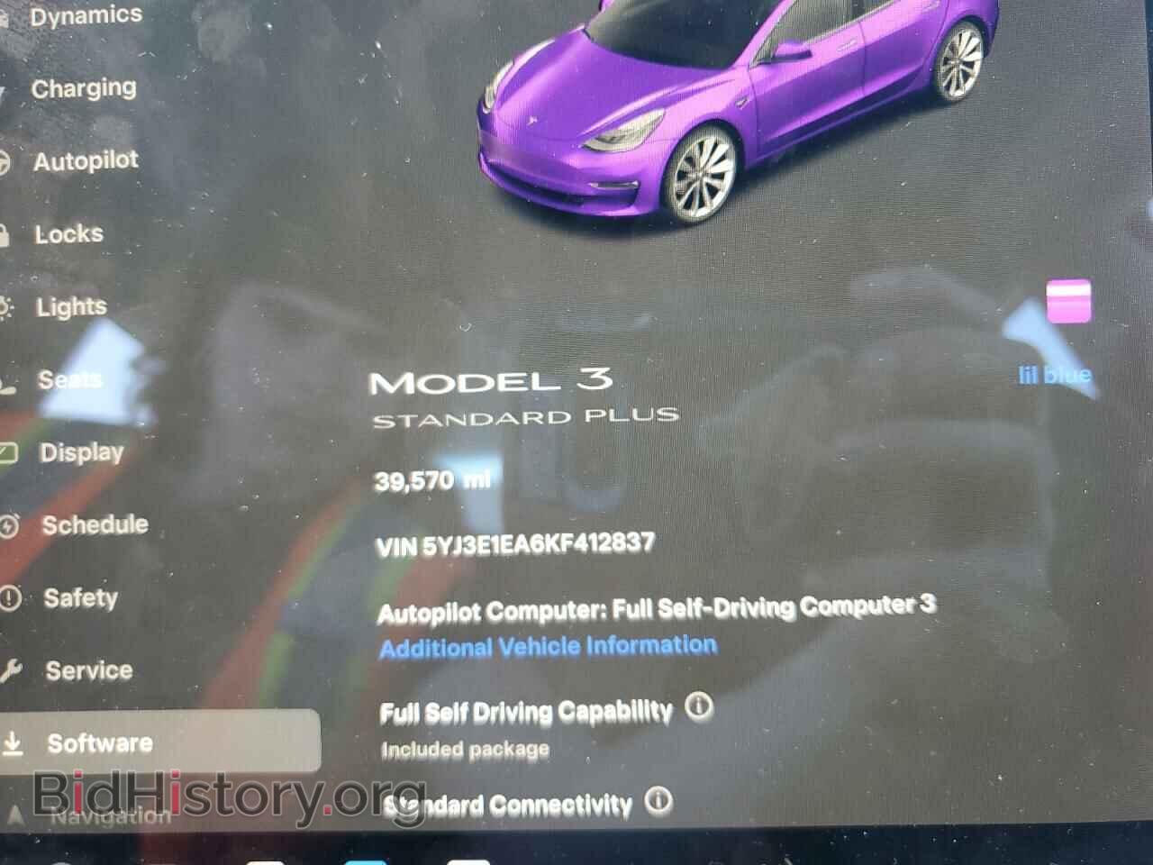 2019 TESLA MODEL 3 - VIN: 5YJ3E1EA6KF412837 - Photo 9