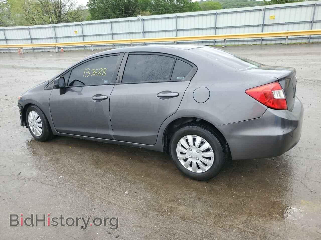2012 HONDA CIVIC - VIN: 2HGFB2F55CH598087 - Фото 2