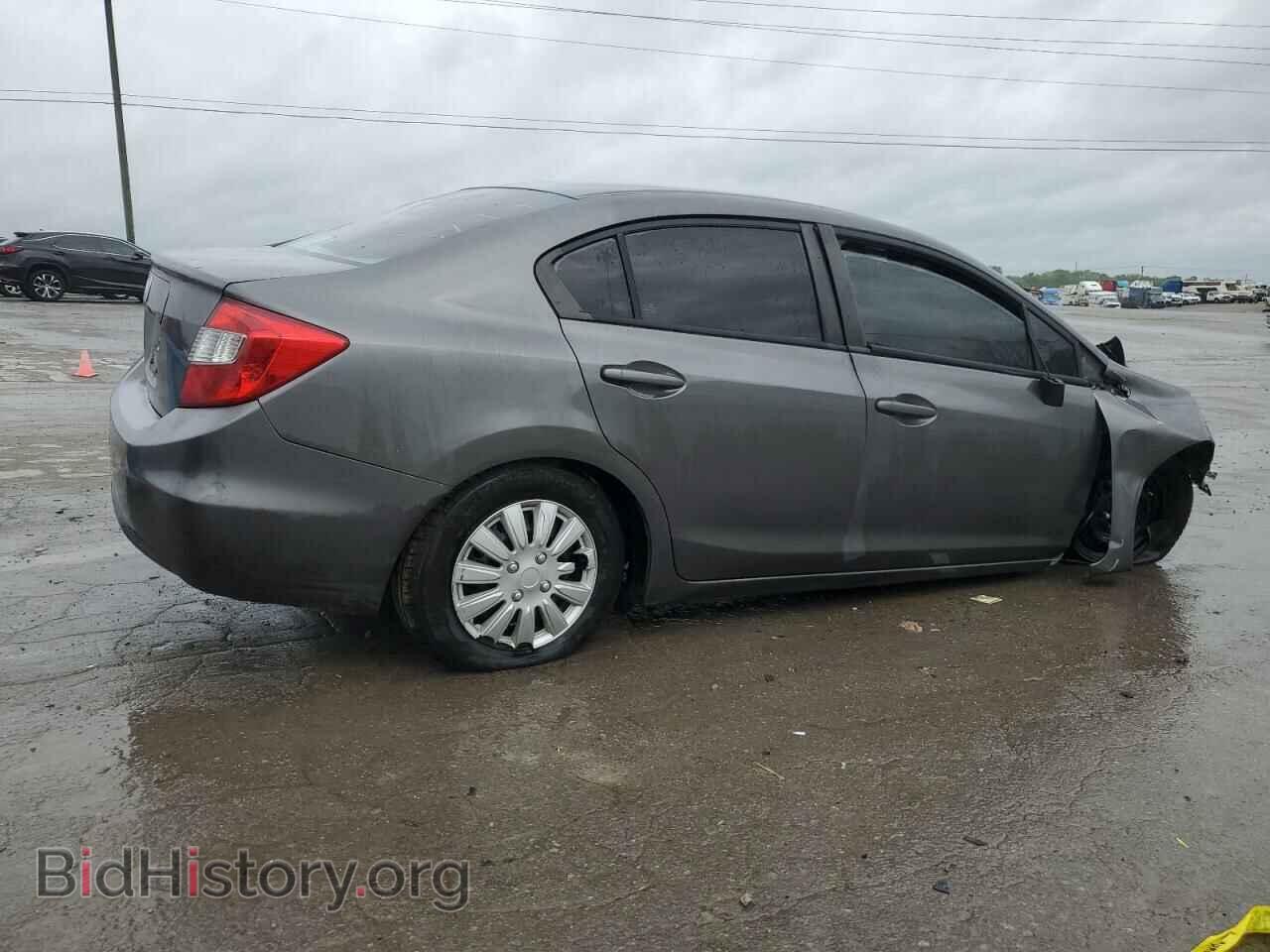 2012 HONDA CIVIC - VIN: 2HGFB2F55CH598087 - Фото 3