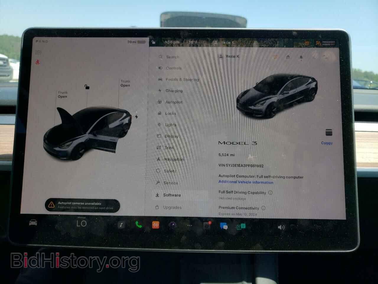 2023 TESLA MODEL 3 - VIN: 5YJ3E1EA3PF661992 - Фото 9