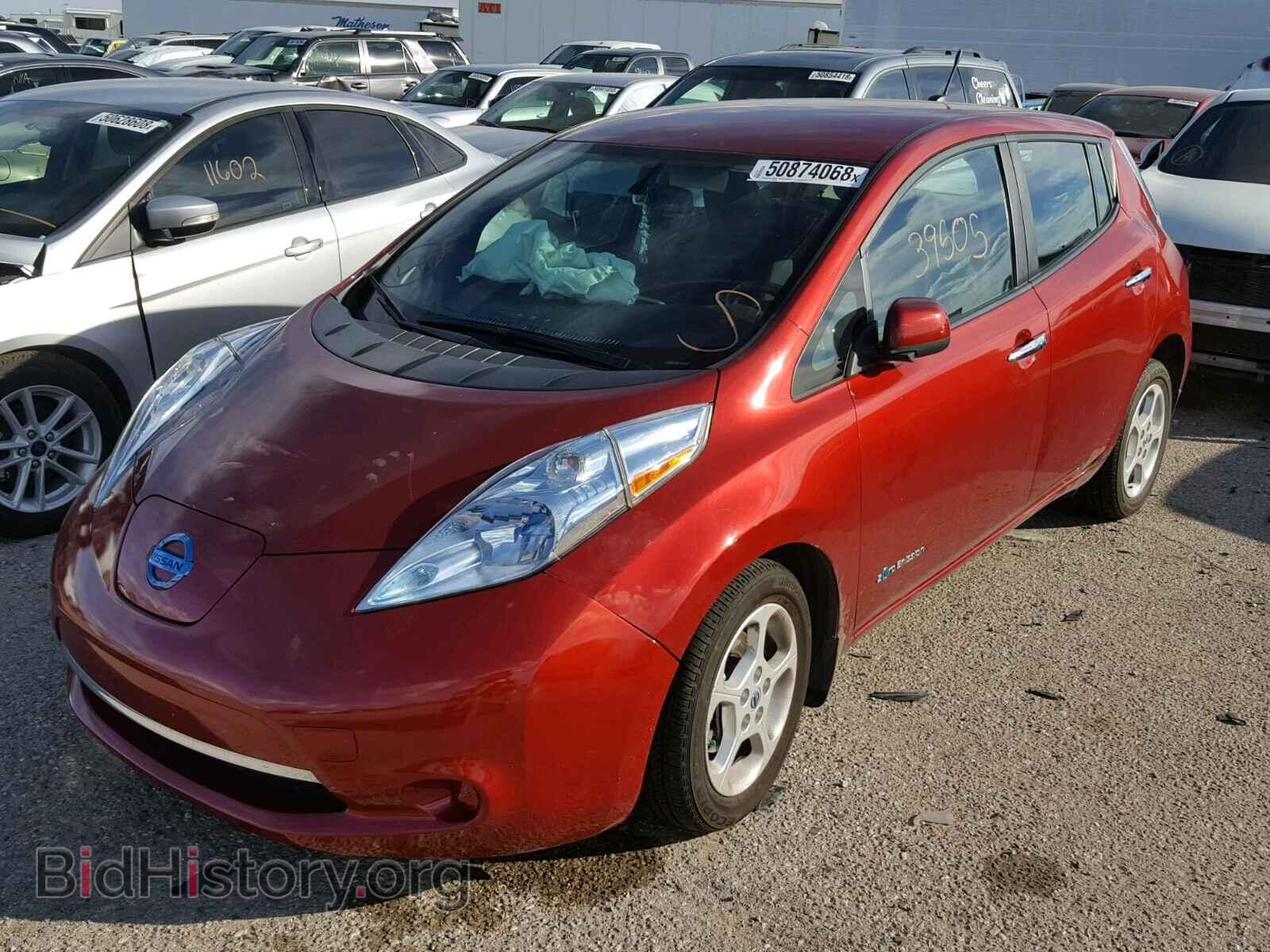 2013 NISSAN LEAF - VIN: 1N4AZ0CP0DC405742 - Фото 2