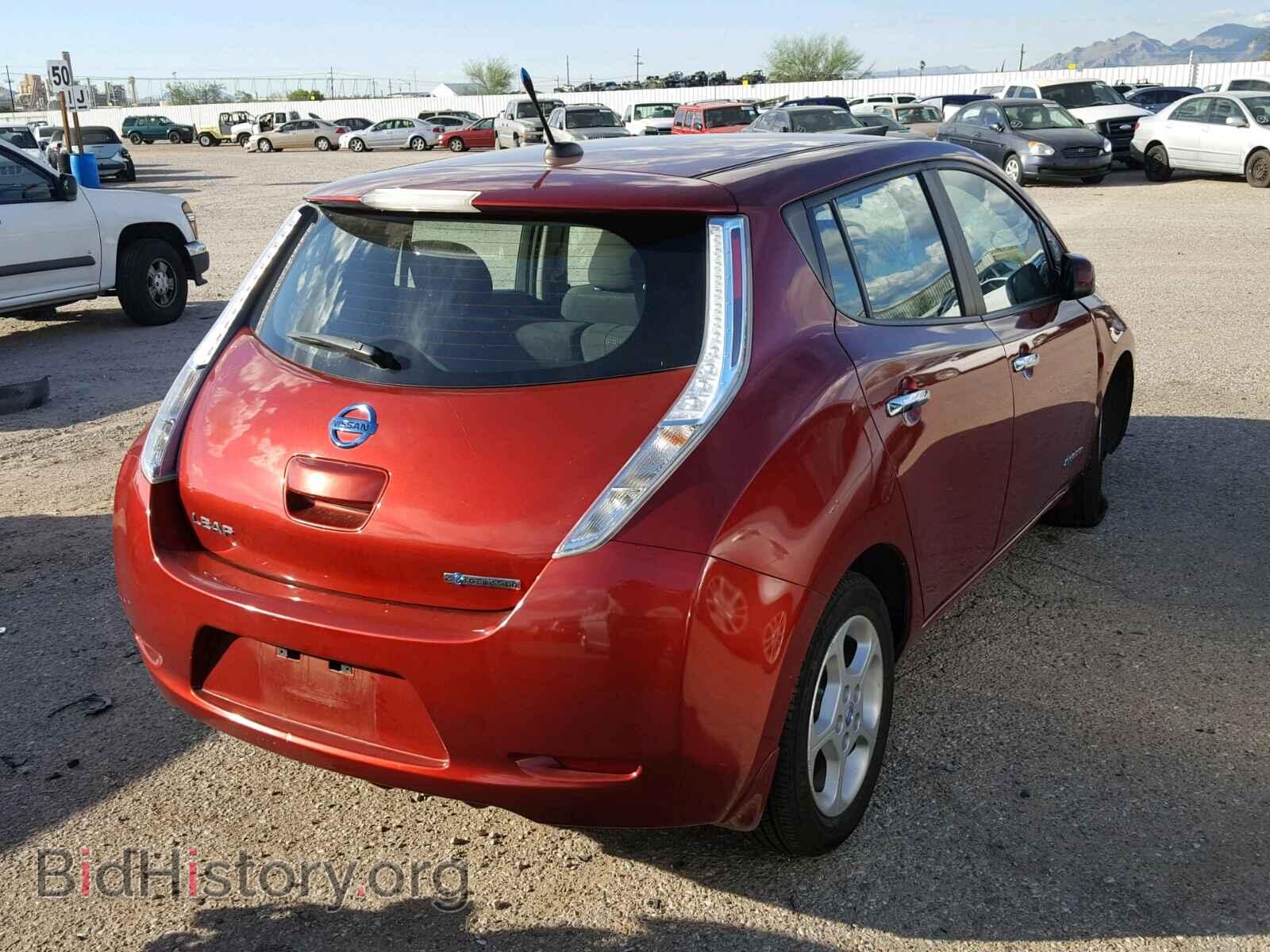 2013 NISSAN LEAF - VIN: 1N4AZ0CP0DC405742 - Фото 4