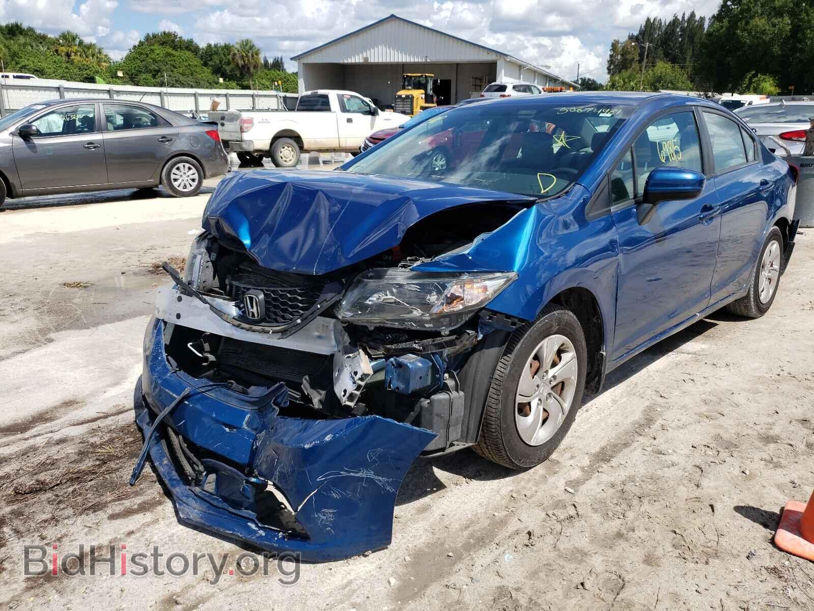 2014 HONDA CIVIC - VIN: 19XFB2F51EE037253 - Фото 2