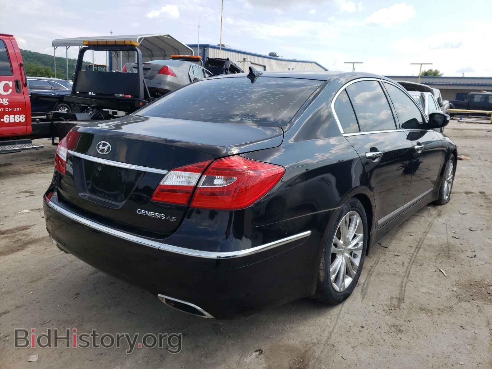 2012 HYUNDAI GENESIS - VIN: KMHGC4DF1CU175443 - Фото 4