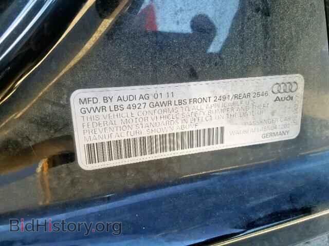 2011 AUDI A4 - VIN: WAUBFAFL4BN041202 - Фото 10