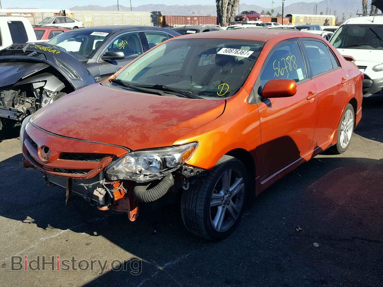 2013 TOYOTA COROLLA BA - VIN: 2T1BU4EE2DC078574 - Фото 2