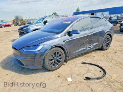 2024 Tesla MODEL X, темно-серый — VIN 7SAXCDE57RF447587, Copart