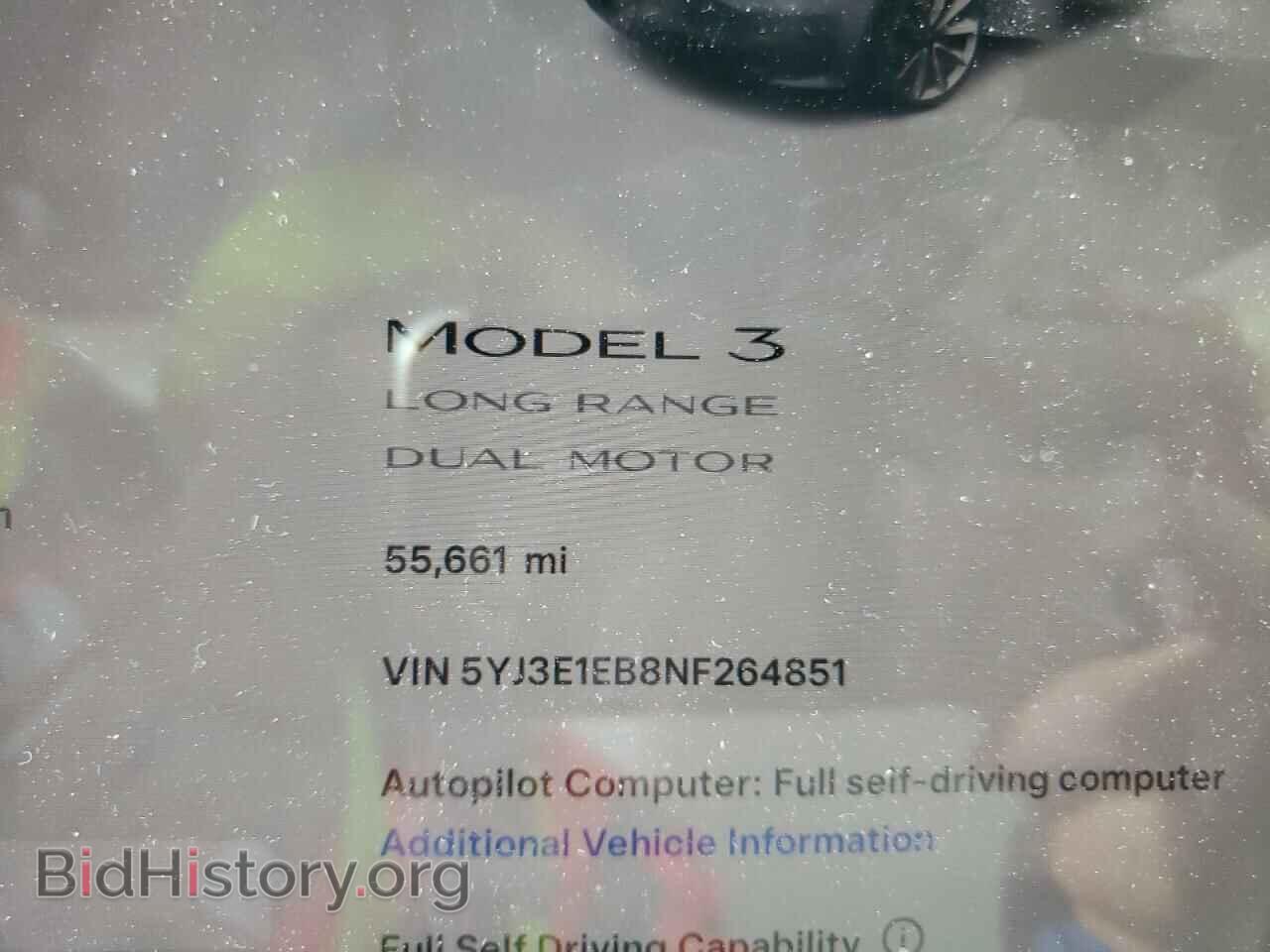 2022 TESLA MODEL 3 - VIN: 5YJ3E1EB8NF264851 - Photo 9