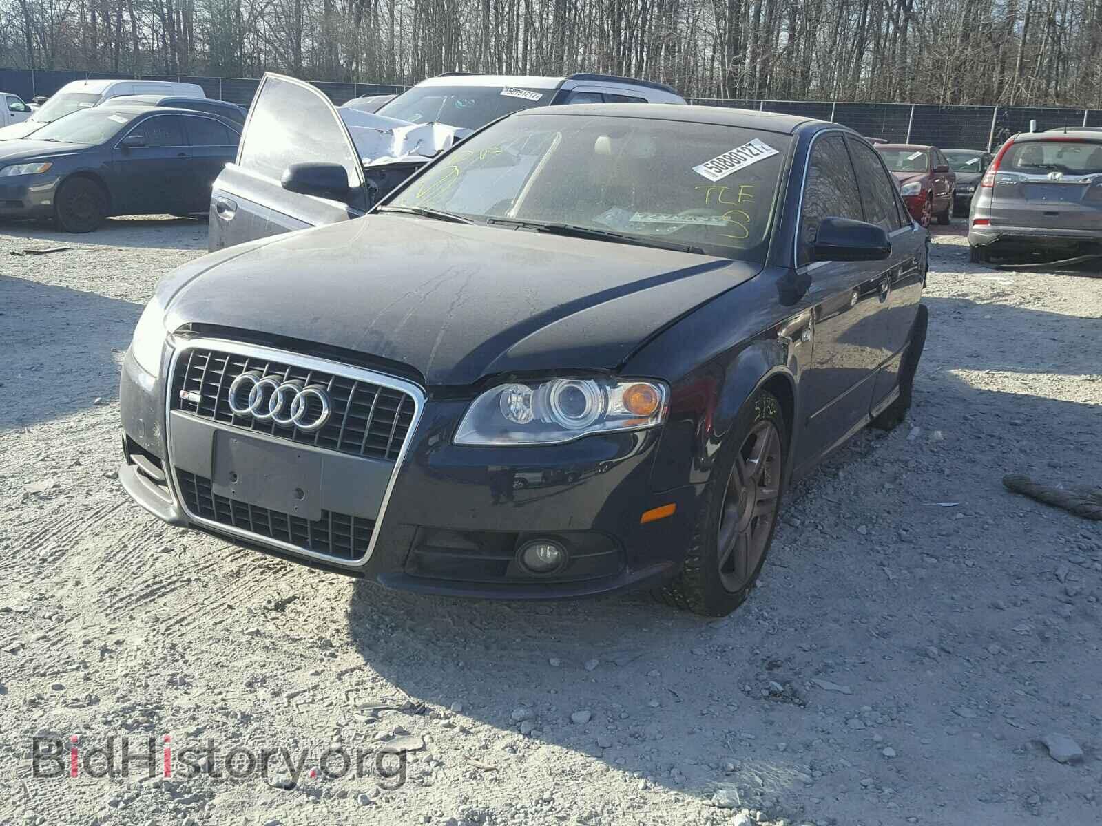 2008 AUDI A4 - VIN: WAUDF78E78A018409 - Фото 2