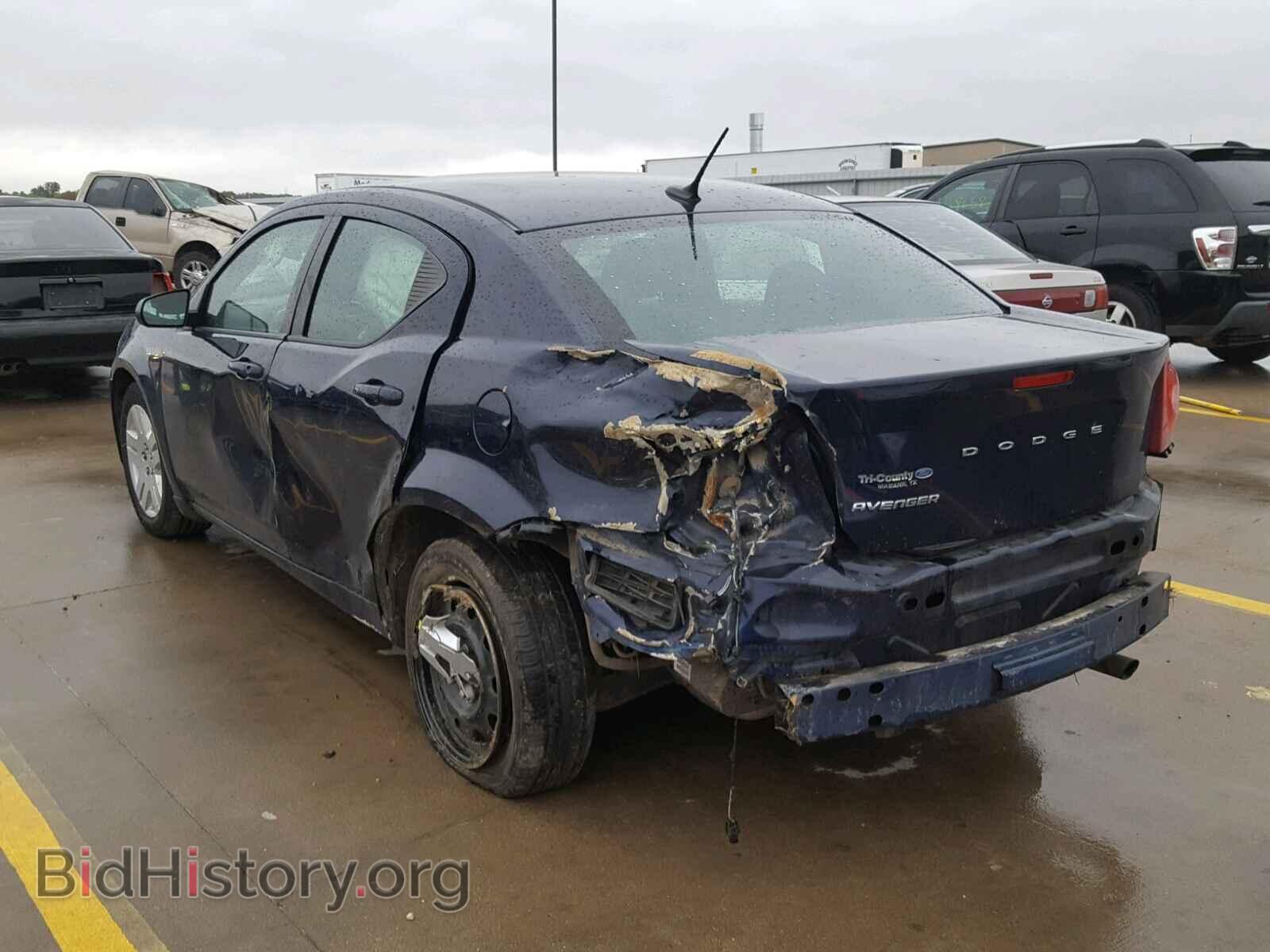 2013 DODGE AVENGER - VIN: 1C3CDZAB9DN631249 - Photo 3