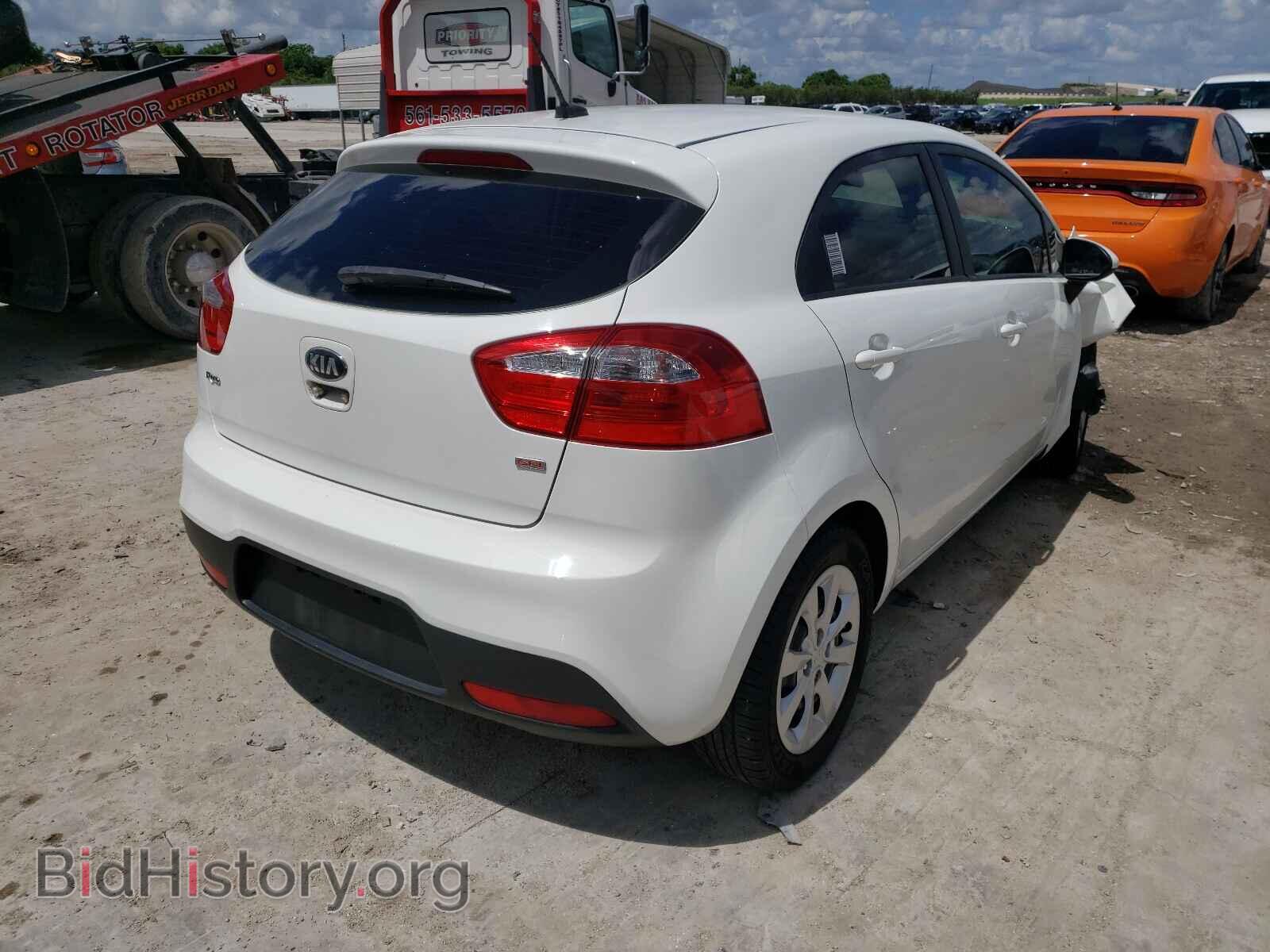 2014 KIA RIO - VIN: KNADM5A3XE6409605 - Фото 4