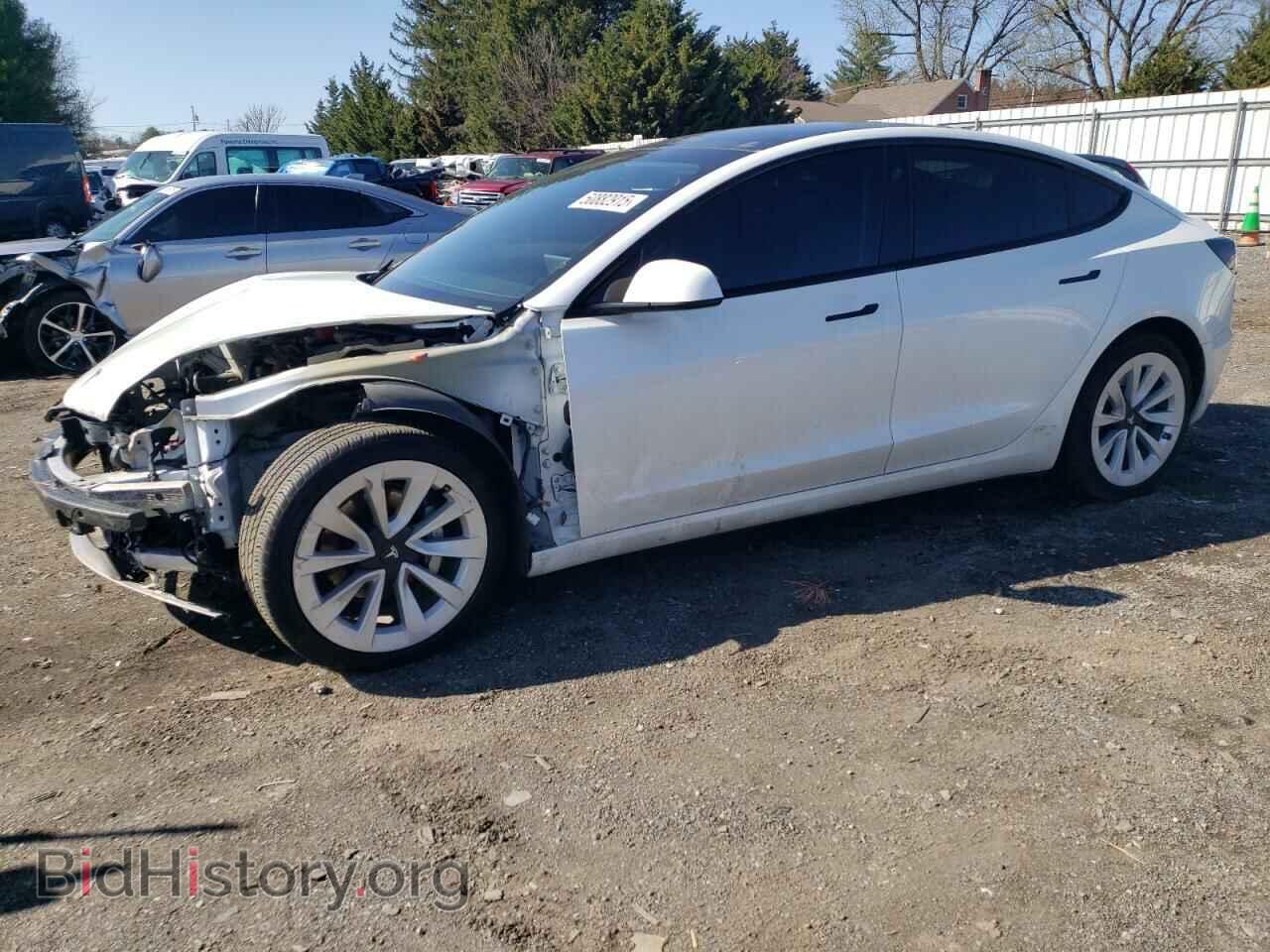 Photo 5YJ3E1EB6MF980503 - TESLA MODEL 3 2021