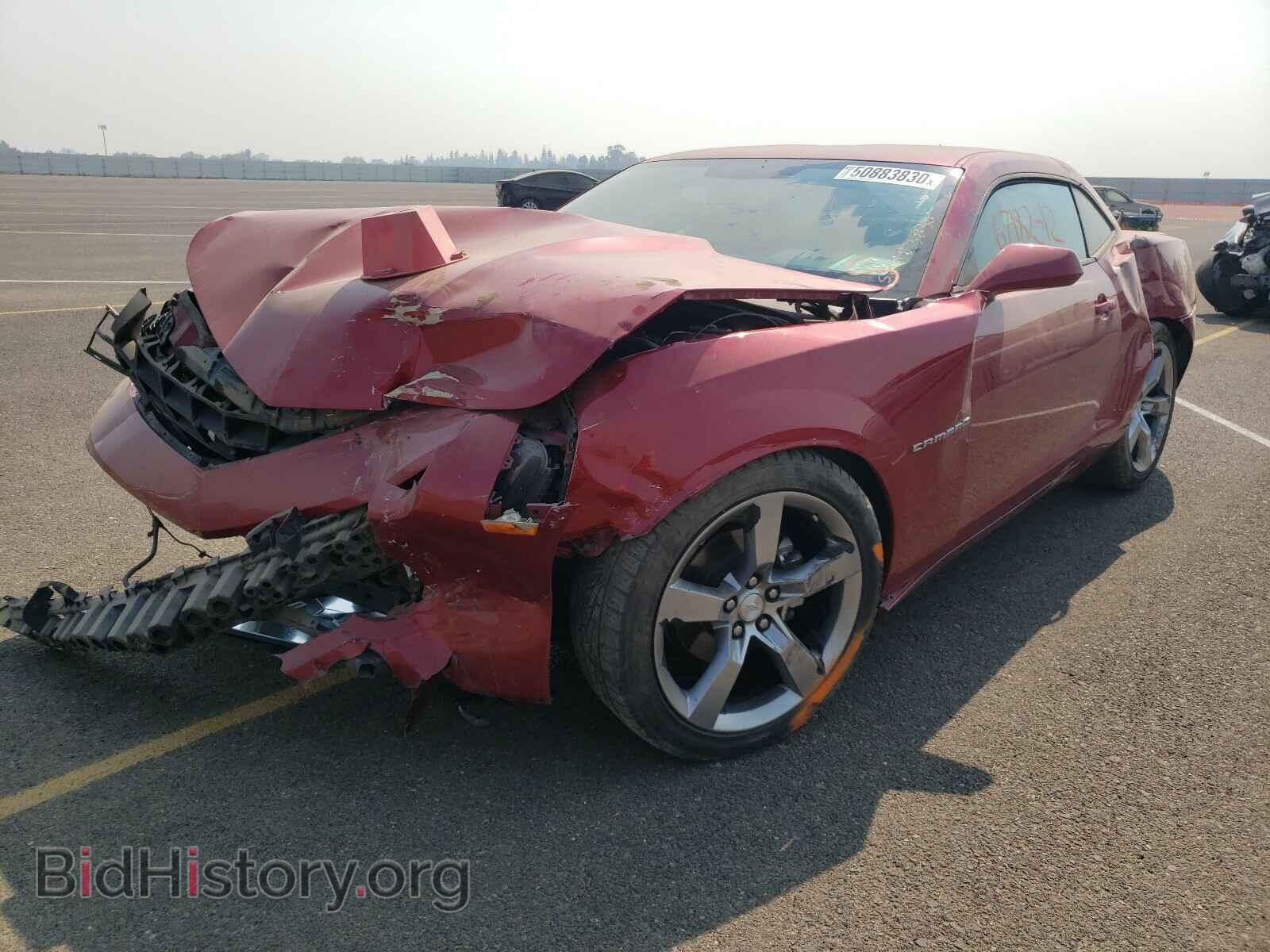 2012 CHEVROLET CAMARO - VIN: 2G1FC1E32C9186654 - Фото 2