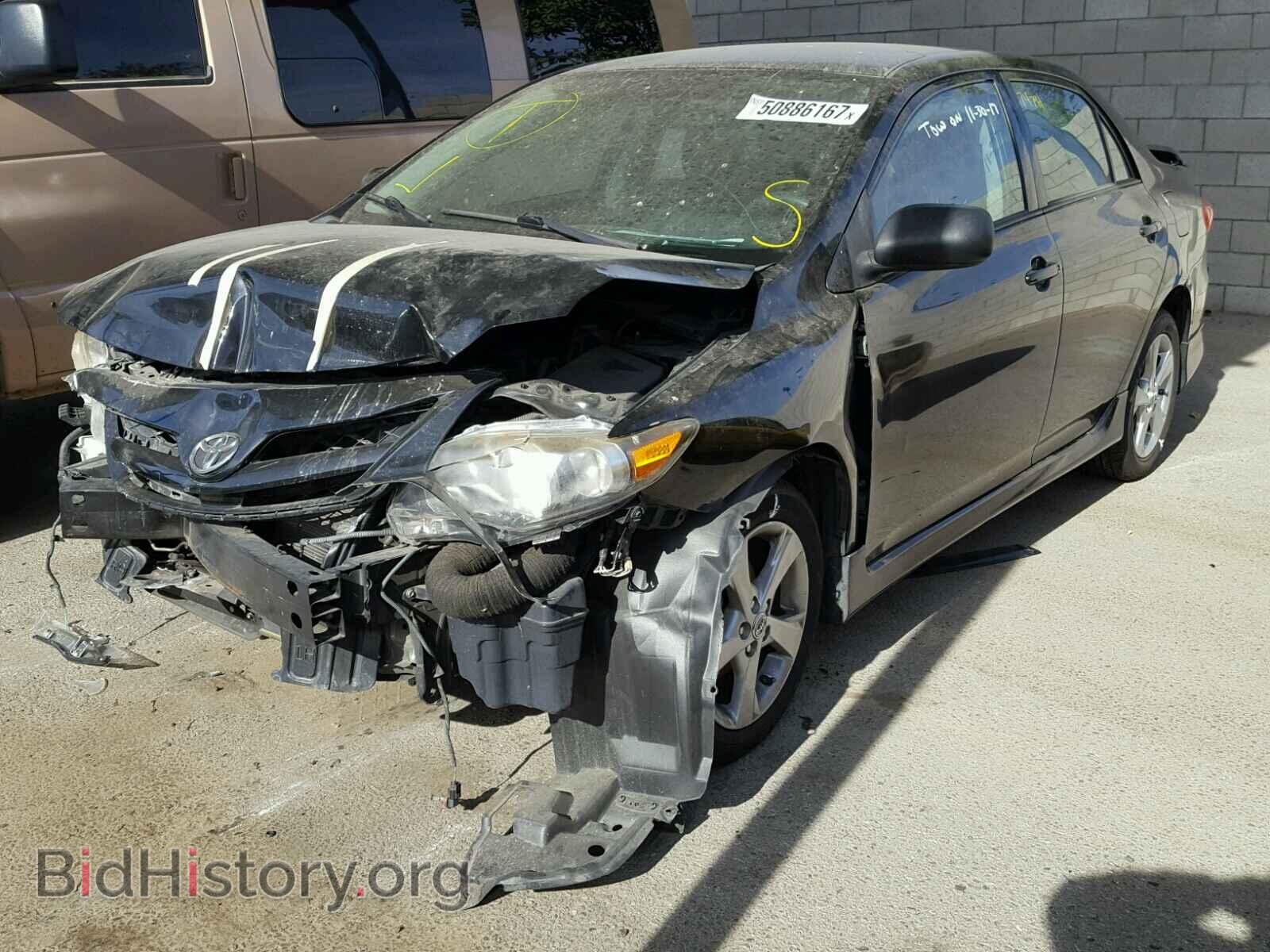 2011 TOYOTA COROLLA BA - VIN: 2T1BU4EE4BC618925 - Фото 2