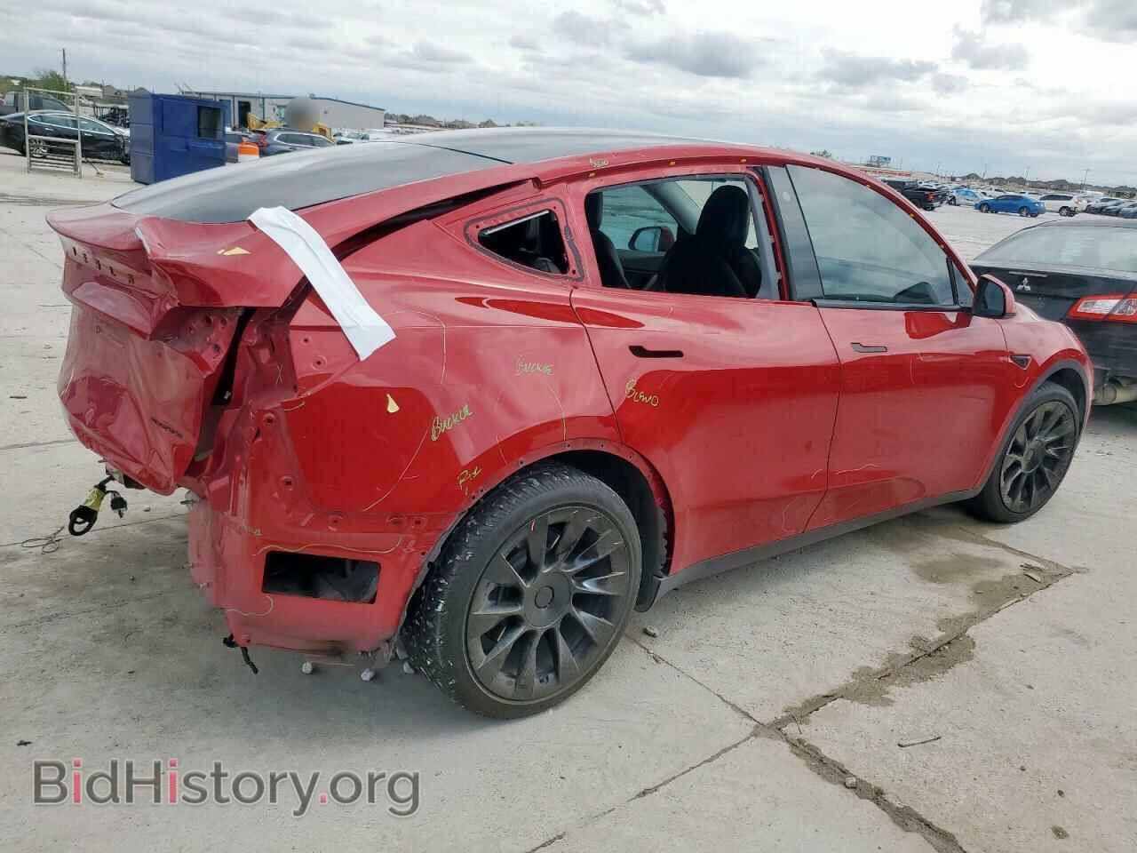 2021 TESLA MODEL Y - VIN: 5YJYGAEE4MF143596 - Фото 3