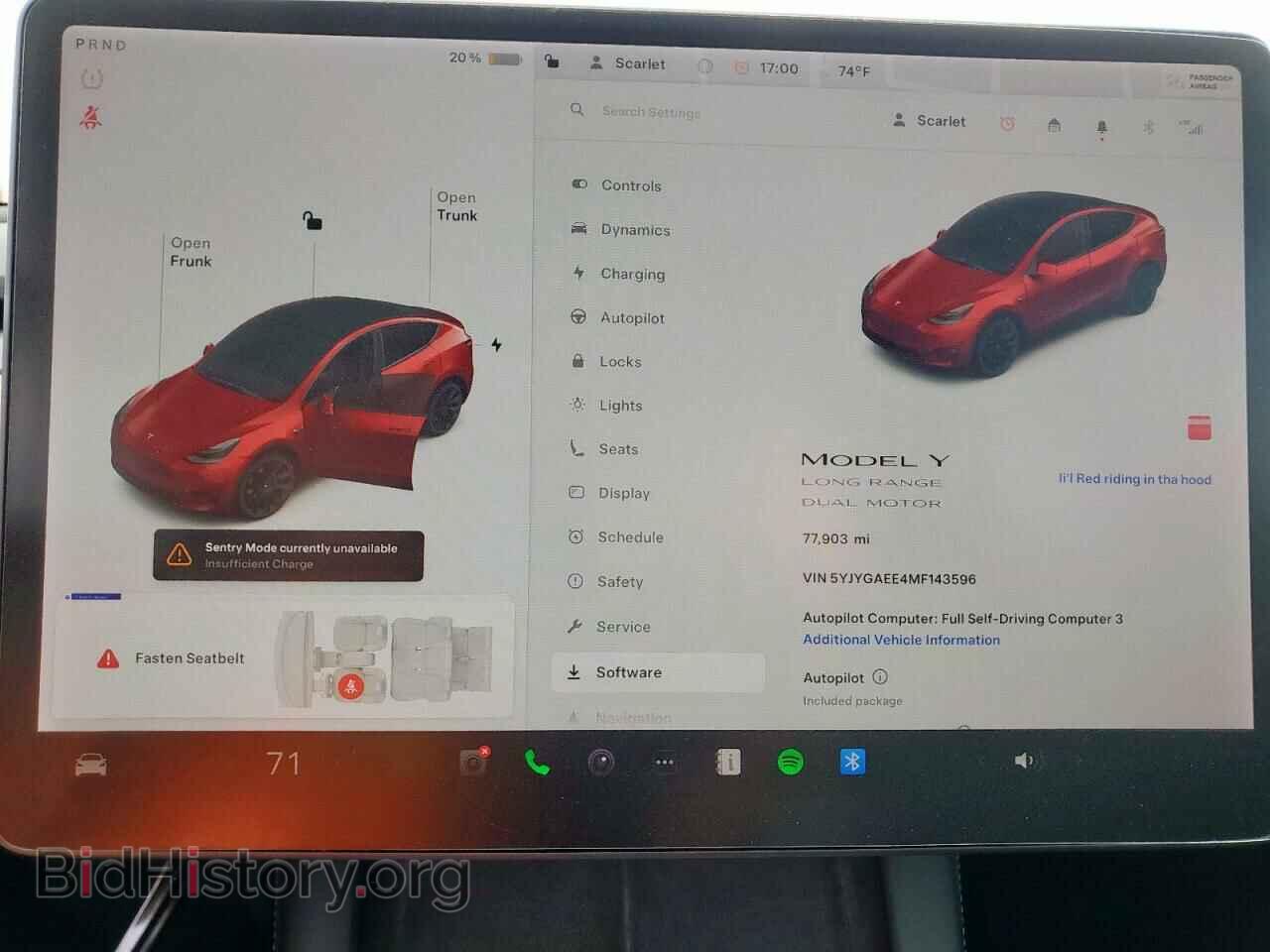 2021 TESLA MODEL Y - VIN: 5YJYGAEE4MF143596 - Фото 9
