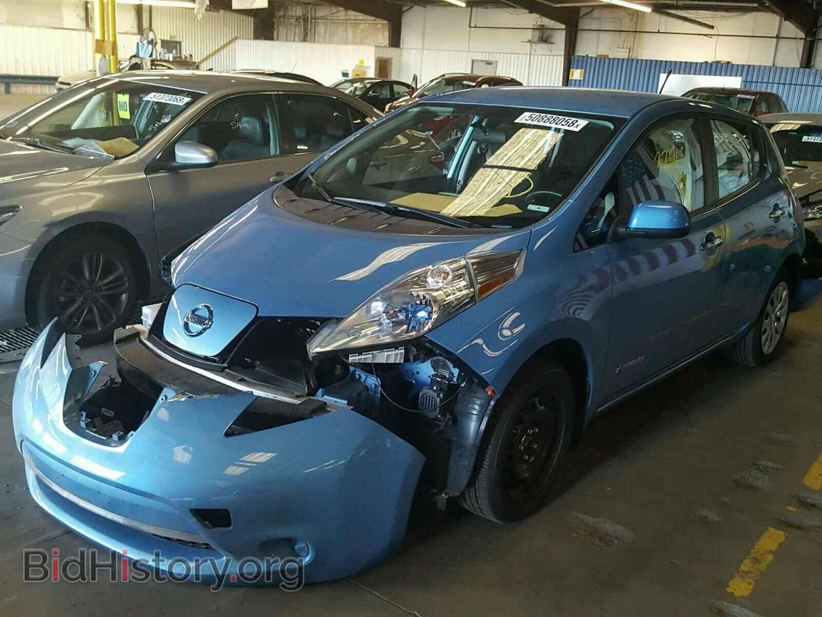 2014 NISSAN LEAF - VIN: 1N4AZ0CP7EC330099 - Фото 2