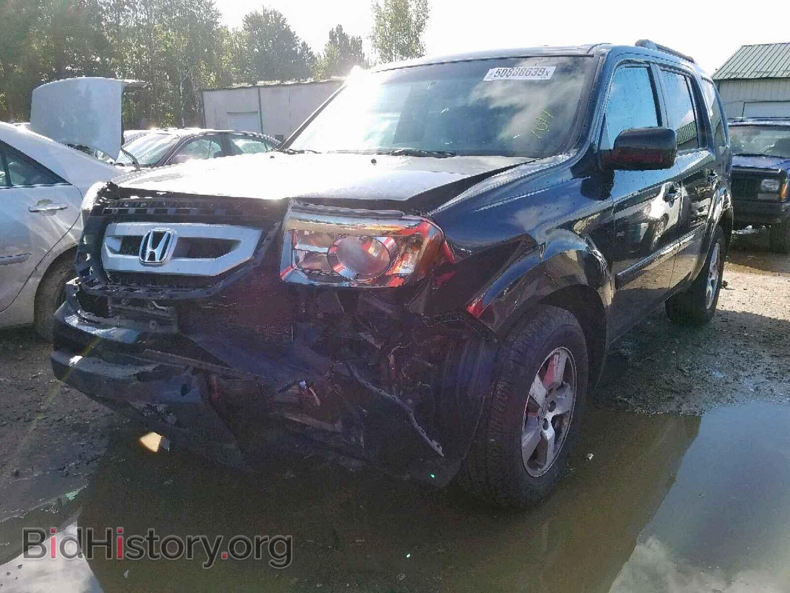 2011 HONDA PILOT EXL - VIN: 5FNYF4H5XBB035349 - Фото 2