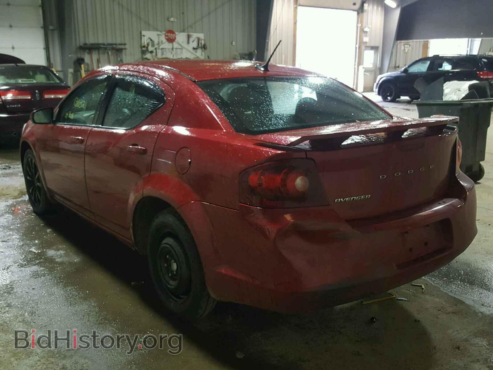 2013 DODGE AVENGER - VIN: 1C3CDZCB2DN620218 - Фото 3