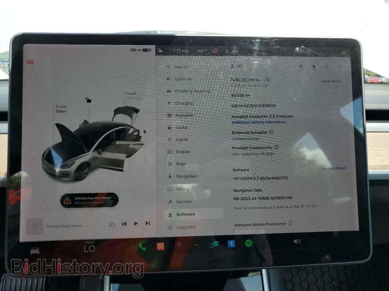 2018 TESLA MODEL 3 - VIN: 5YJ3E1EA7JF058826 - Photo 9