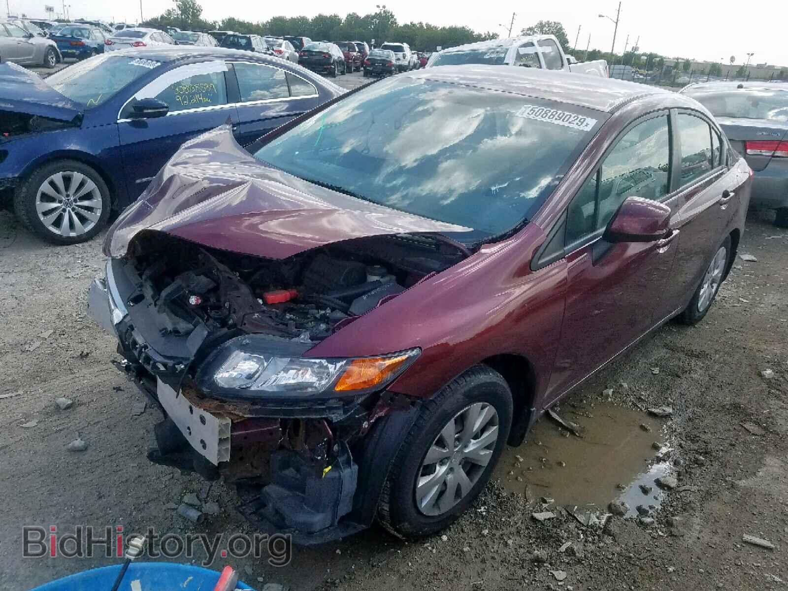2012 HONDA CIVIC LX - VIN: 19XFB2F56CE072786 - Фото 2