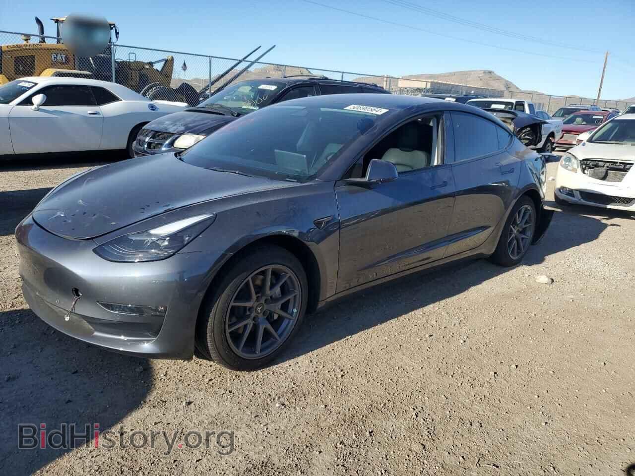 Photo 5YJ3E1EB0NF323987 - TESLA MODEL 3 2022