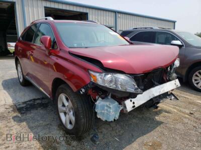 2011 Lexus RX350 RX 350, красный — VIN 2T2BK1BA1BC113605, Copart