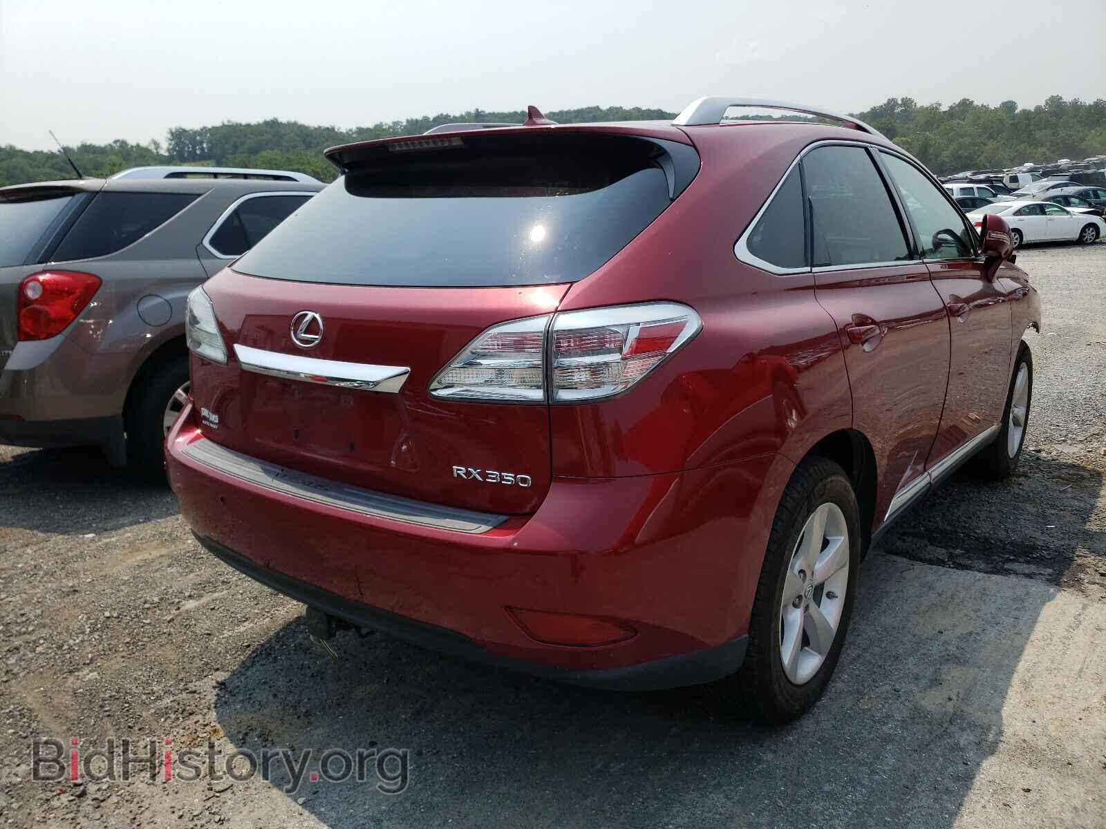 2011 LEXUS RX350 - VIN: 2T2BK1BA1BC113605 - Фото 4