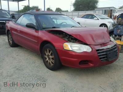 2006 Chrysler SEBRING Sebring GT, красный — VIN 1C3EL75R36N116306, Copart