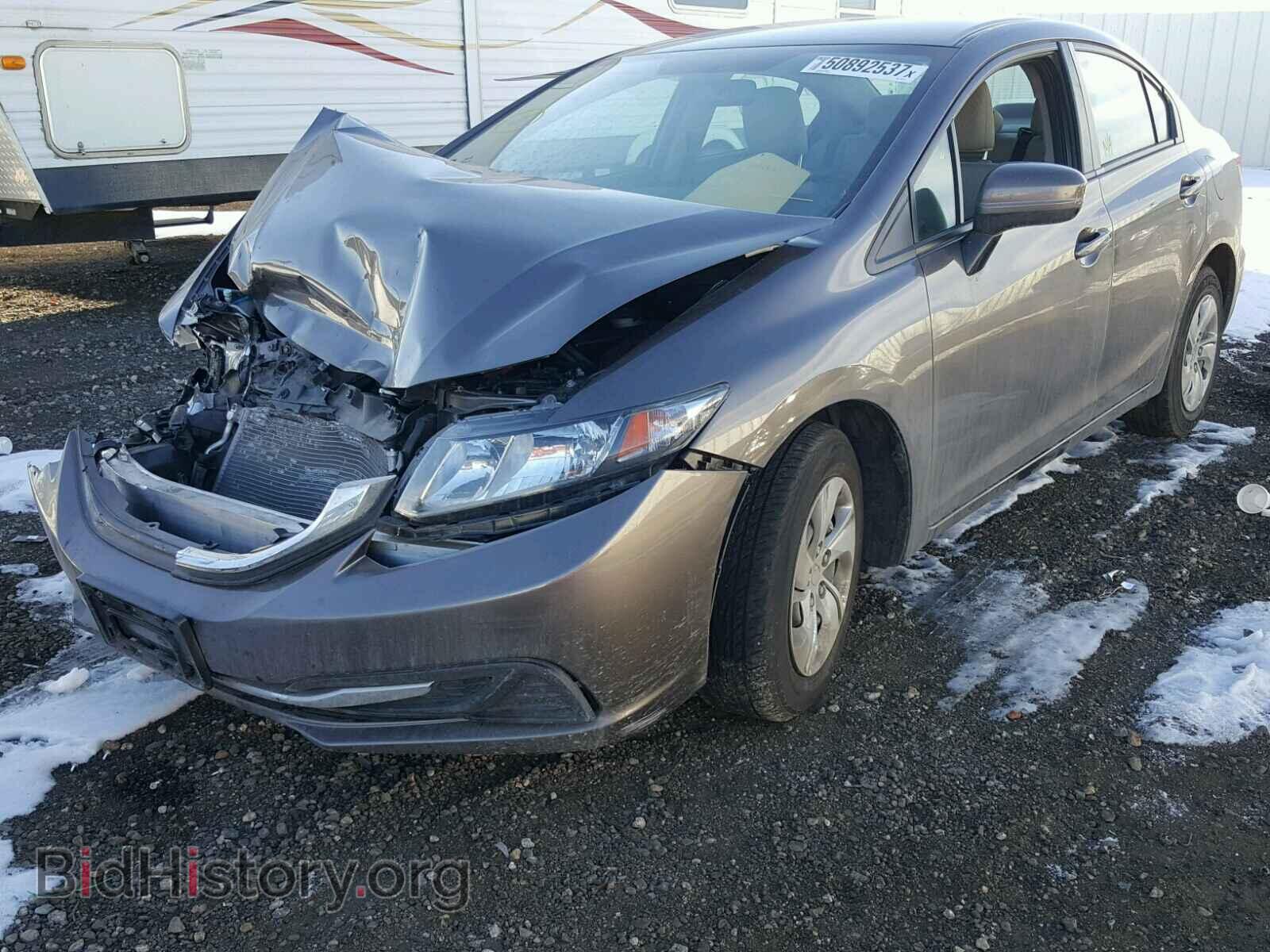 2014 HONDA CIVIC - VIN: 19XFB2F50EE061611 - Фото 2