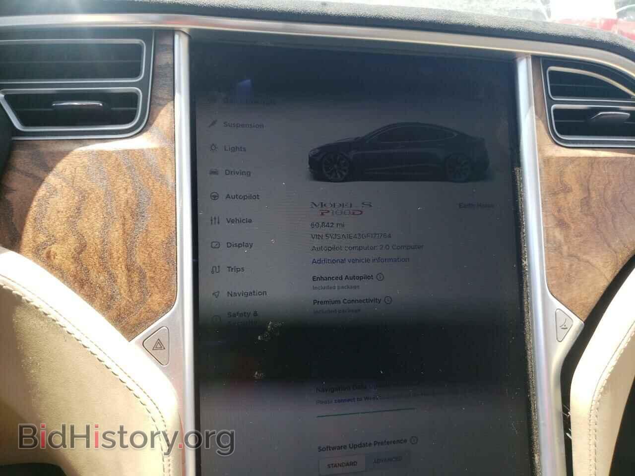 2016 TESLA MODEL S - VIN: 5YJSA1E43GF171764 - Фото 9