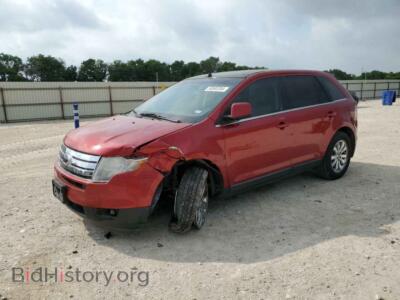 2008 Ford EDGE LIMITED, red — VIN 2FMDK39C88BA02644, Copart