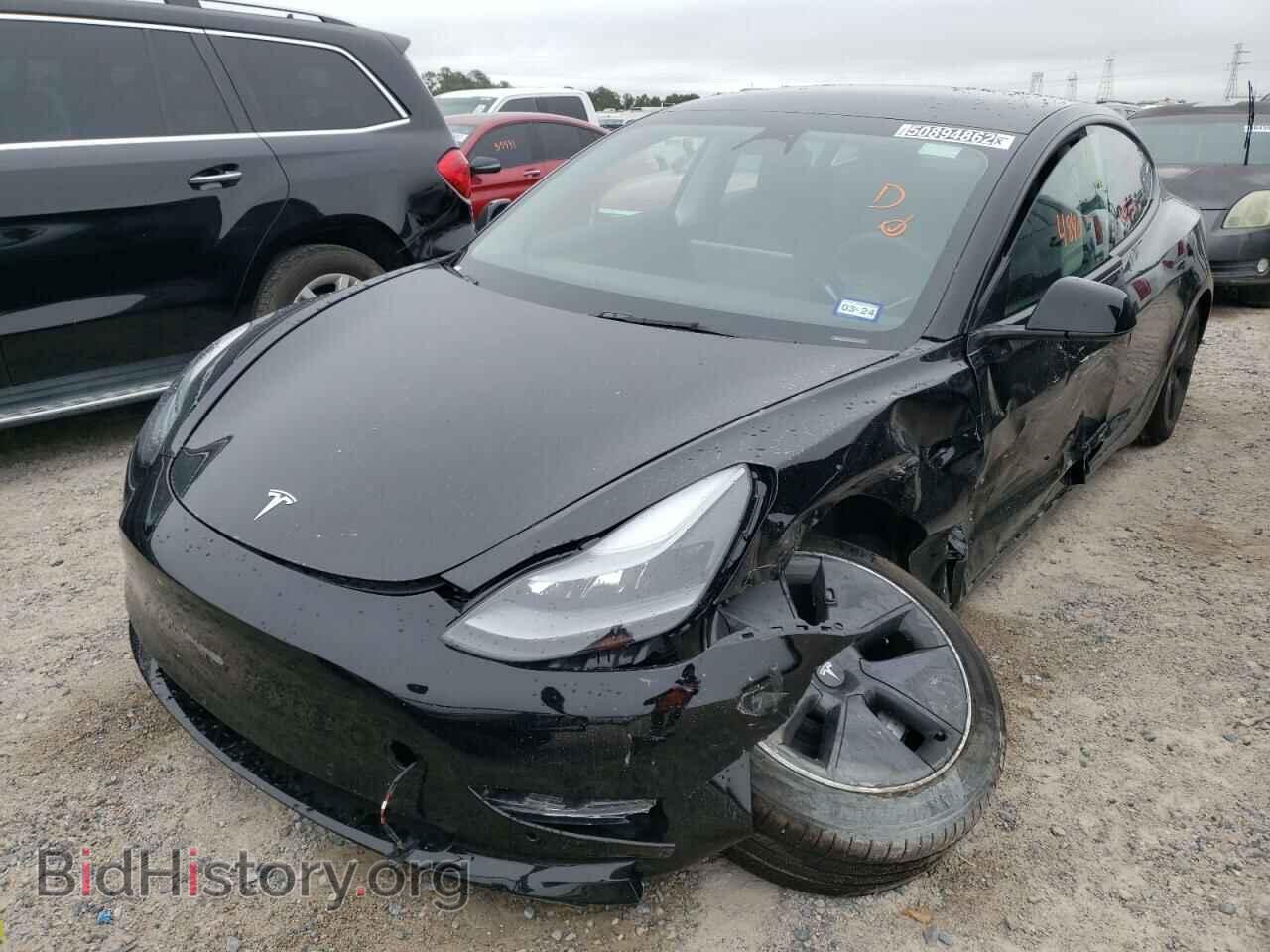 2022 TESLA MODEL 3 - VIN: 5YJ3E1EA4NF186737 - Фото 2