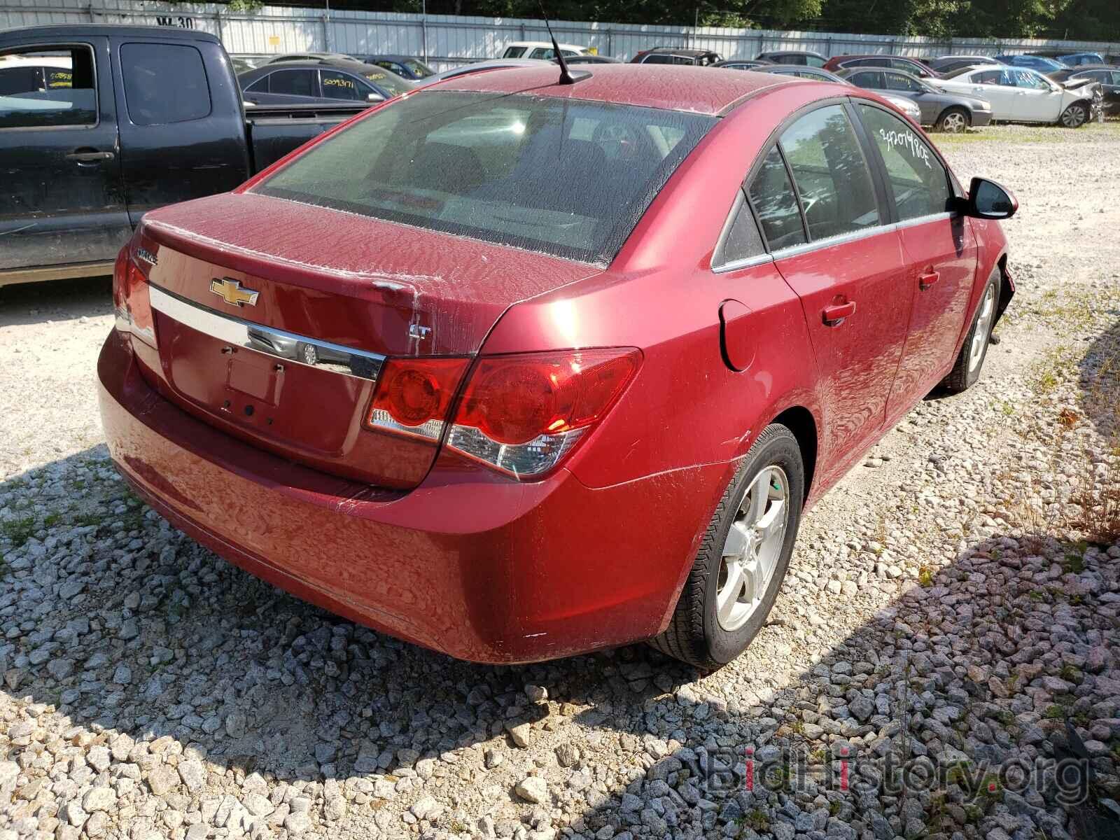 Report 1G1PC5SB8D7228982 CHEVROLET CRUZE 2013 RED GAS